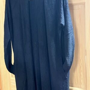 Blue Barefoot Dreams Knit Cardigan